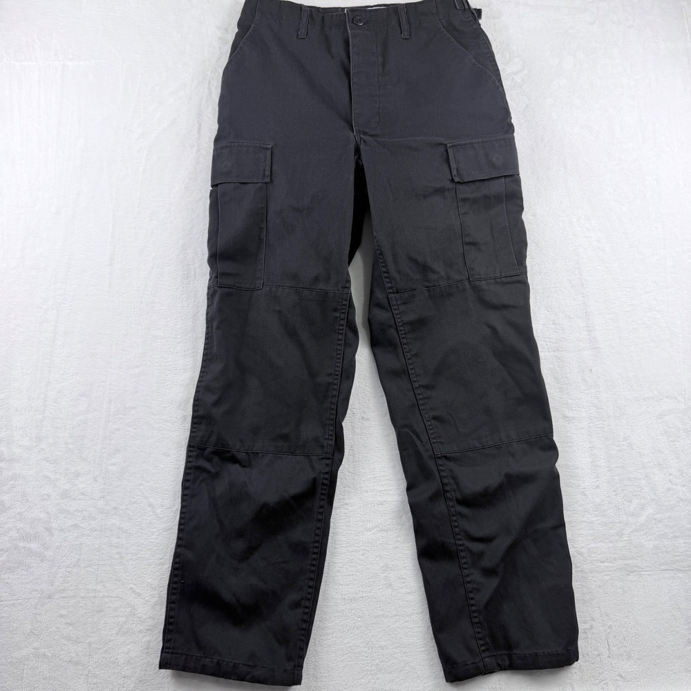 Propper‎ Tactical Cargo Pants Black Ripstop Utility Military Small Regular